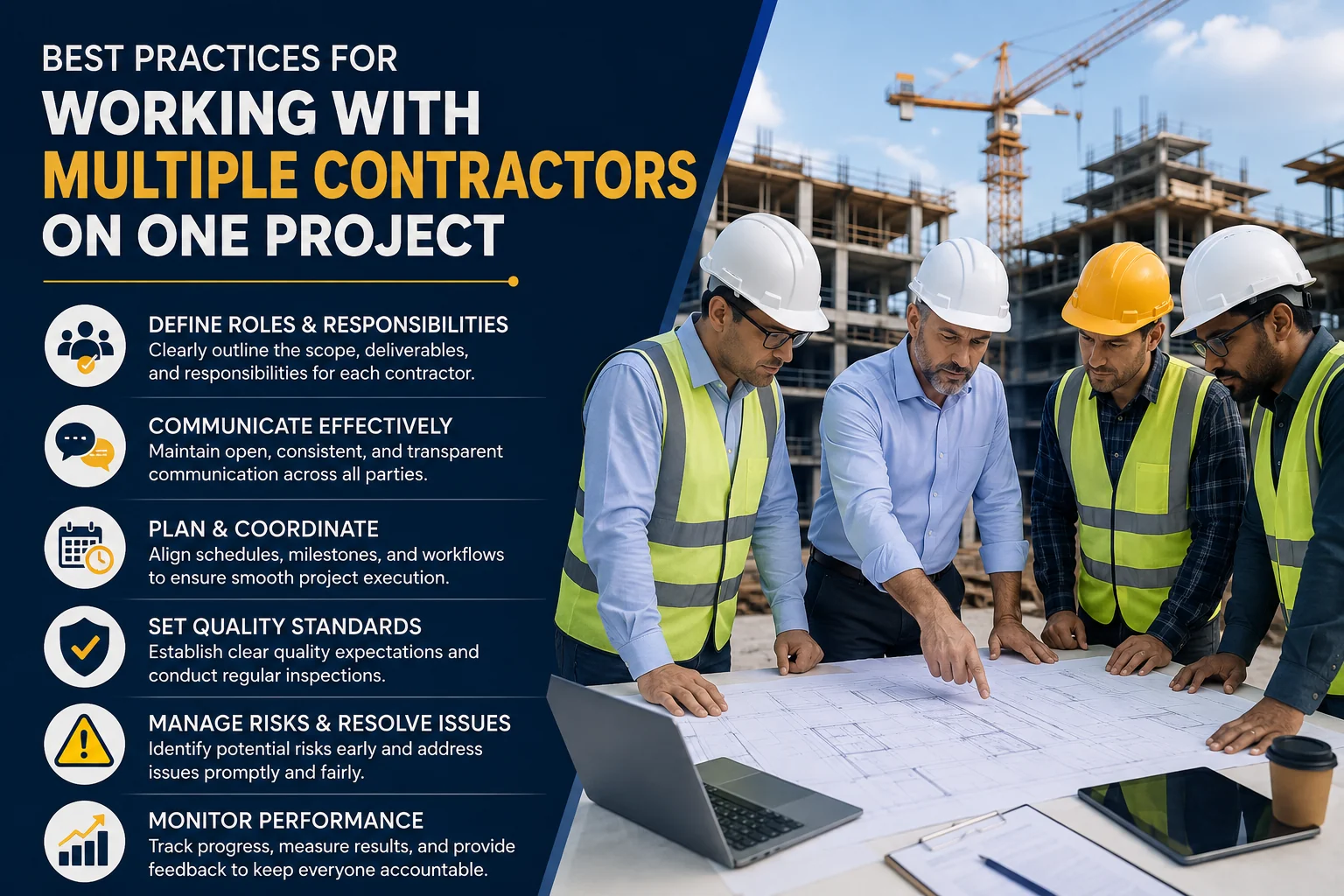 Best Practices for Working With Multiple Contractors on One Project