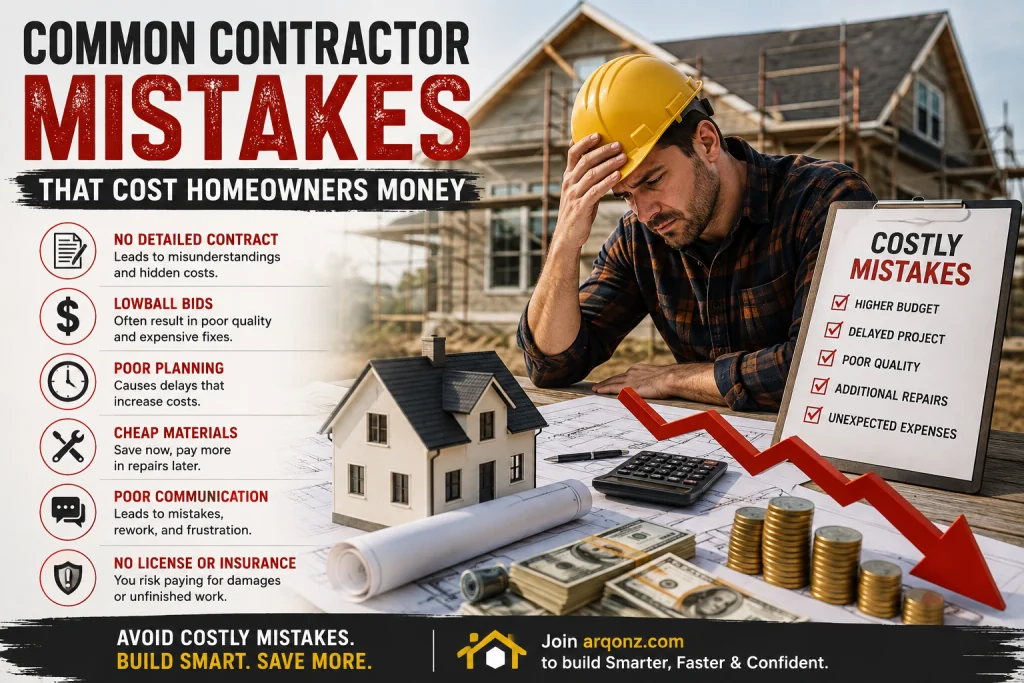Common Contractor Mistakes That Cost Homeowners Money?