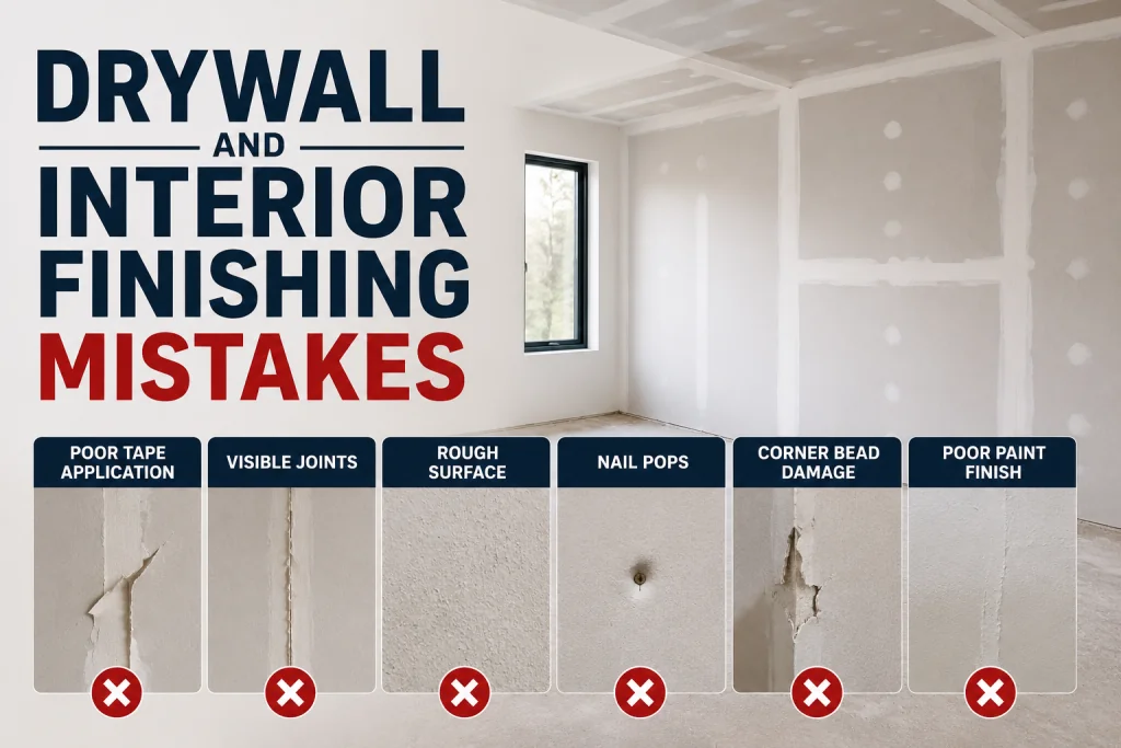 Drywall and Interior Finishing Mistakes?