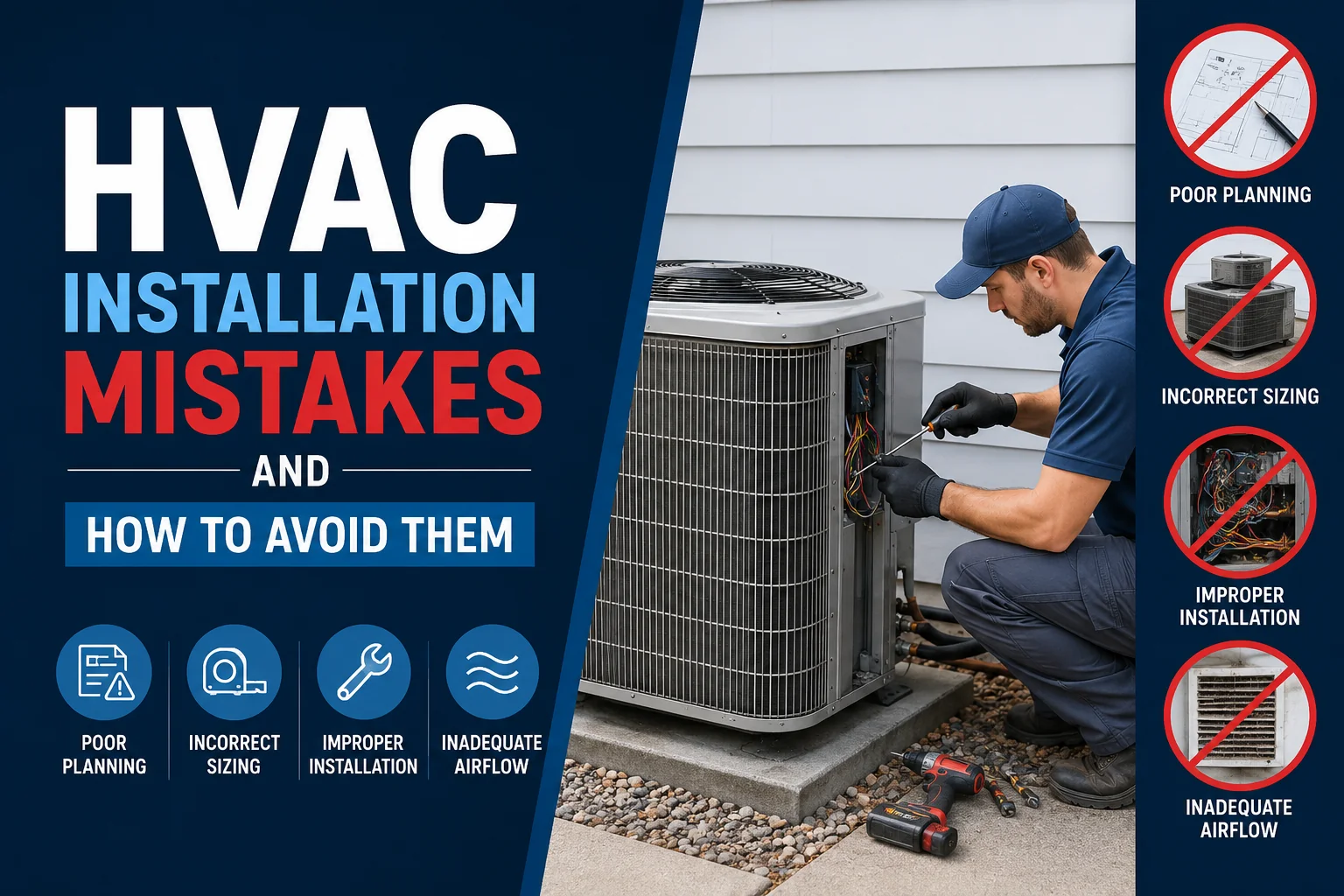 HVAC Installation Mistakes and How to Avoid Them?