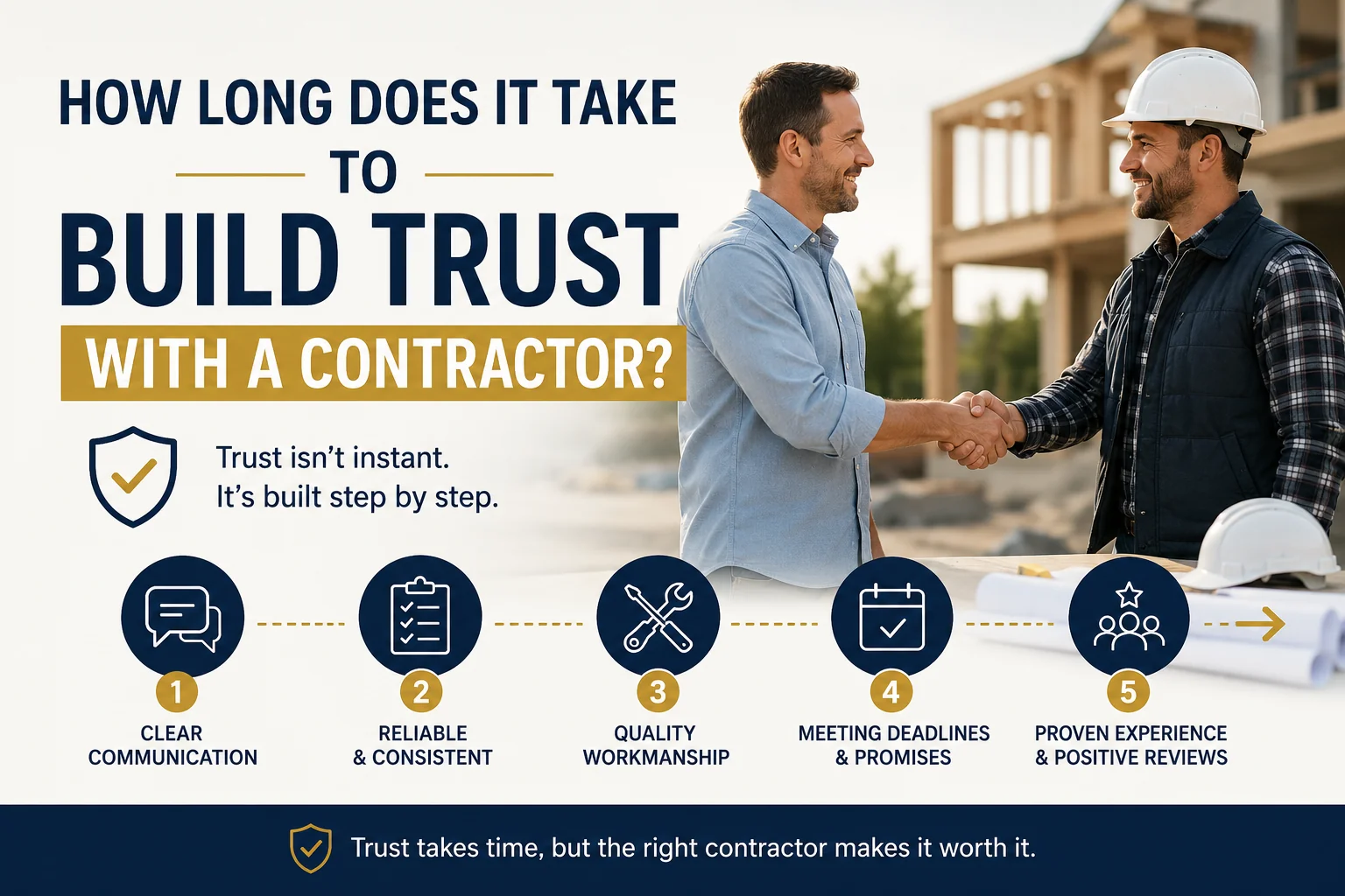How Long Does It Take to Build Trust With a Contractor?
