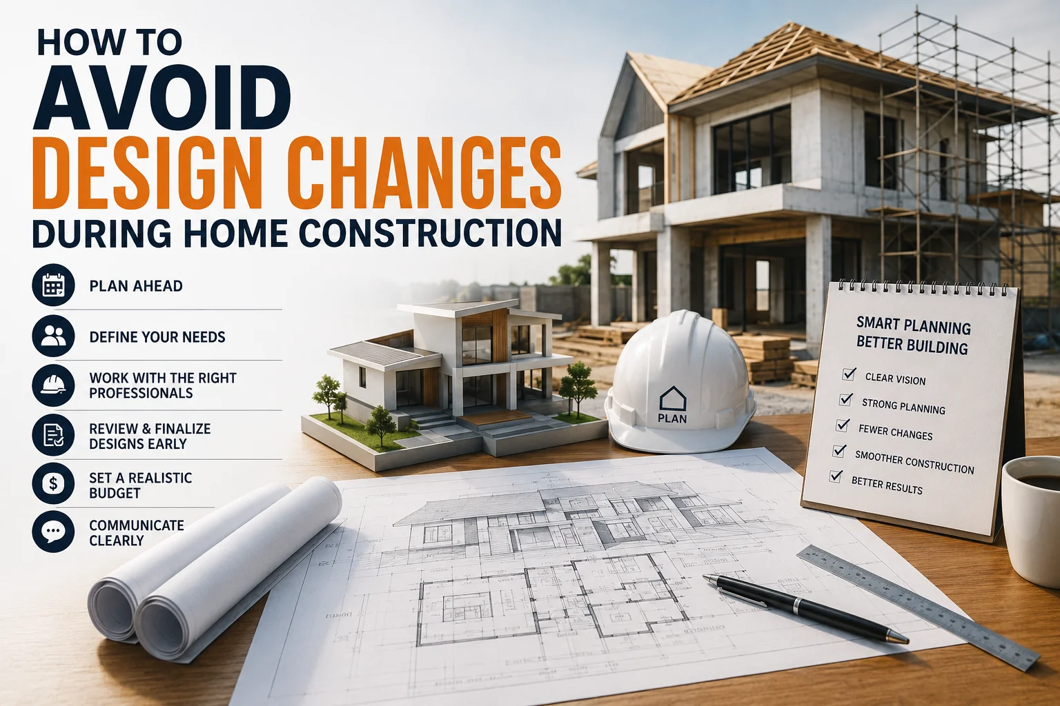 How to Avoid Design Changes During Home Construction?