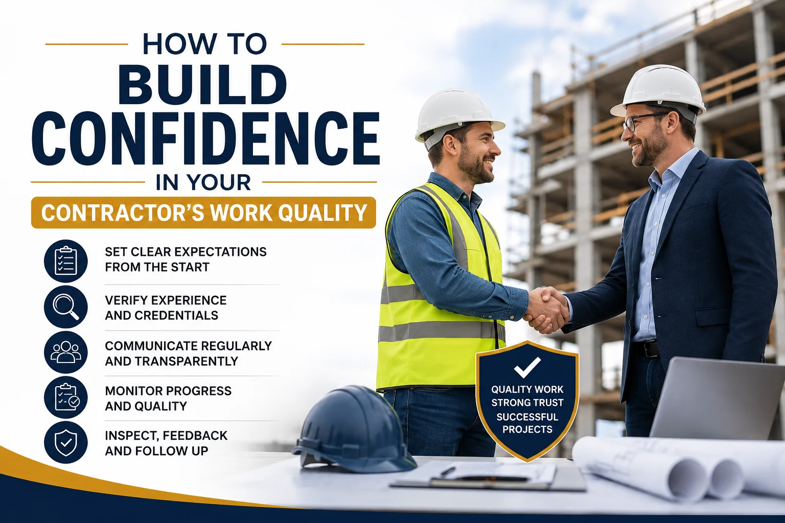 How to Build Confidence in Your Contractor's Work Quality?
