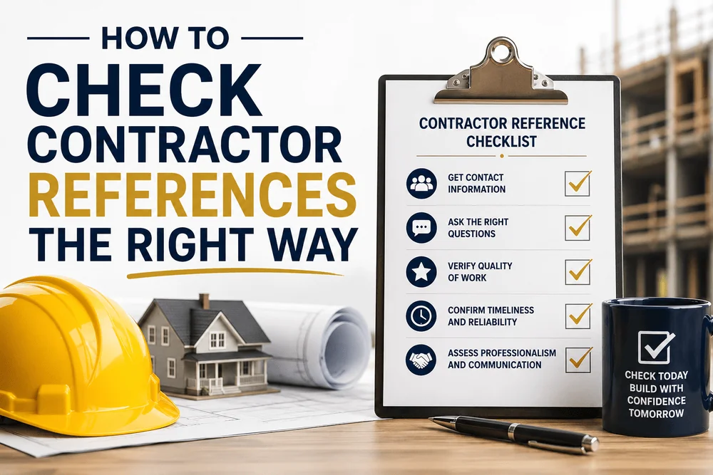 How to Check Contractor References the Right Way?