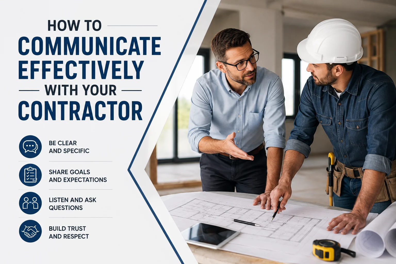 How to Communicate Effectively With Your Contractor?