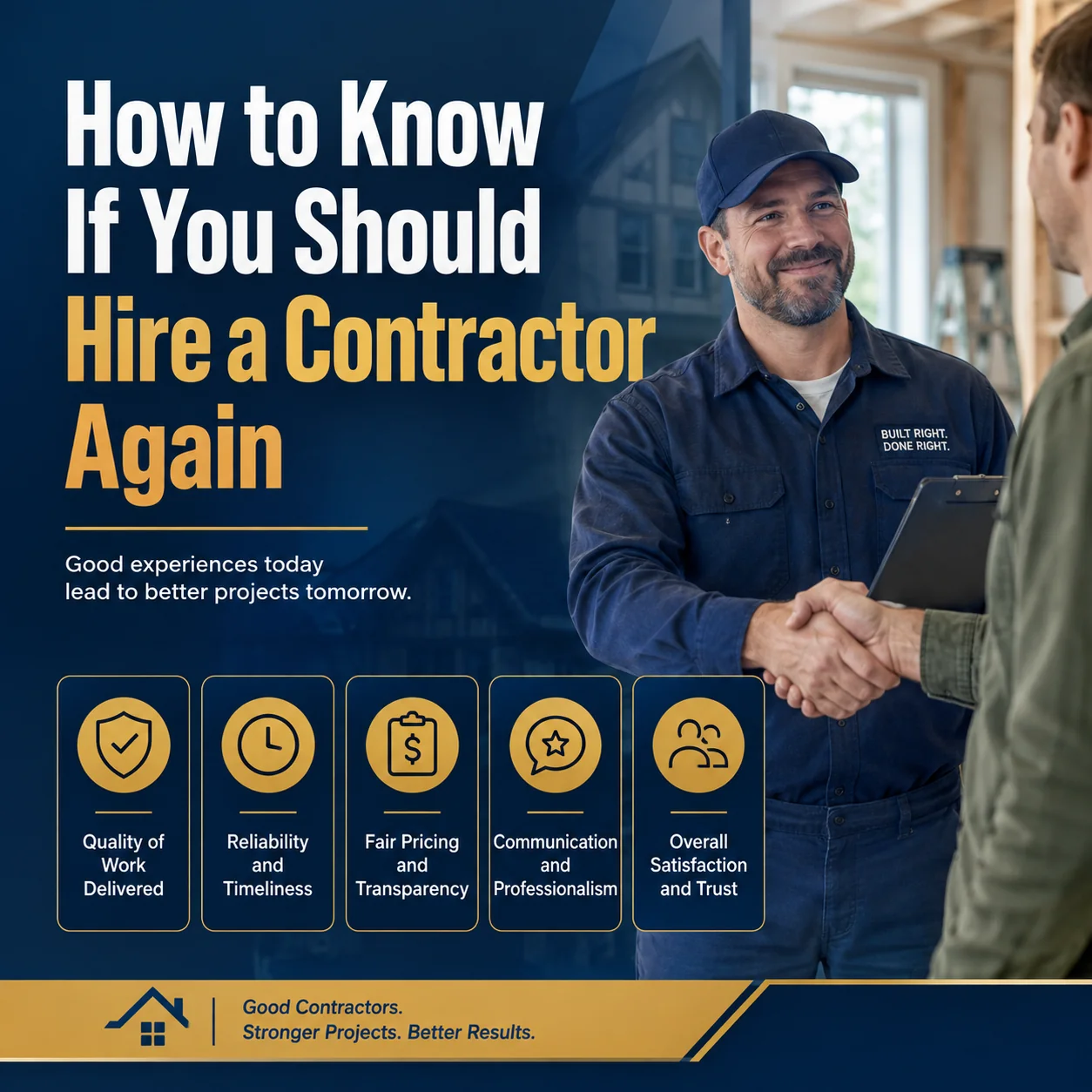 How to Know If You Should Hire a Contractor Again?