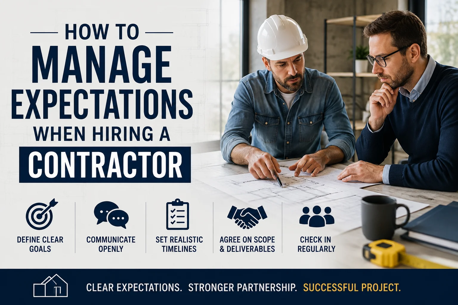 How to Manage Expectations When Hiring a Contractor?