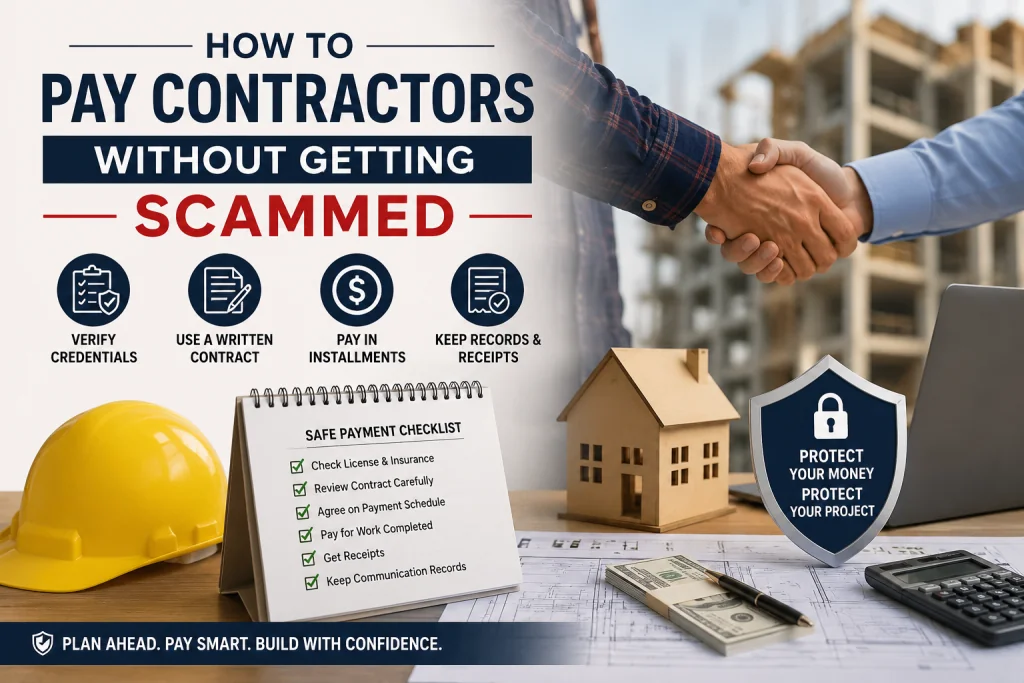 How to Pay Contractors Without Getting Scammed?
