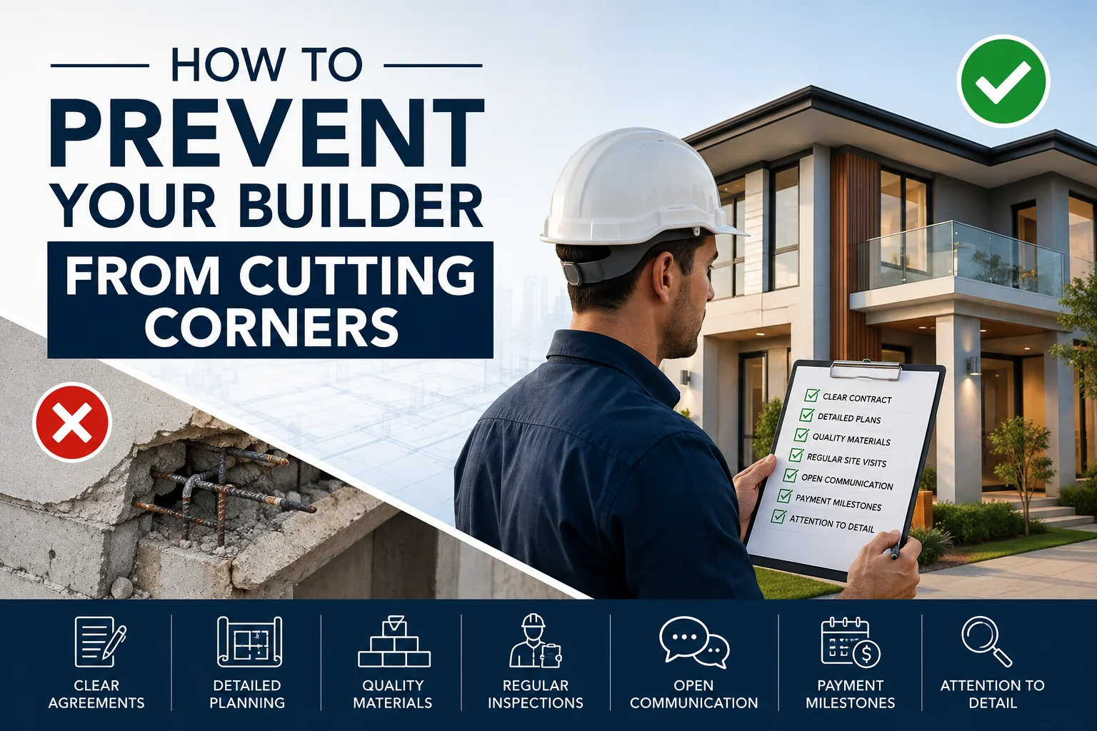 How to Prevent Your Builder from Cutting Corners?