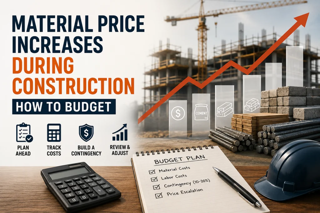 Material Price Increases During Construction: How to Budget?