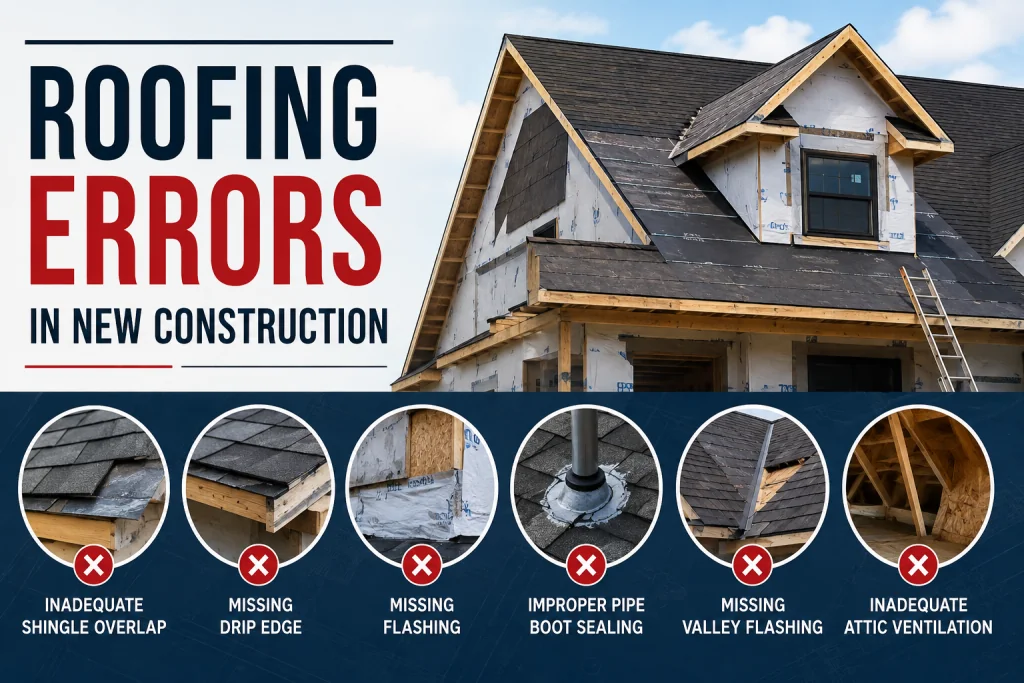Roofing Errors in New Construction?
