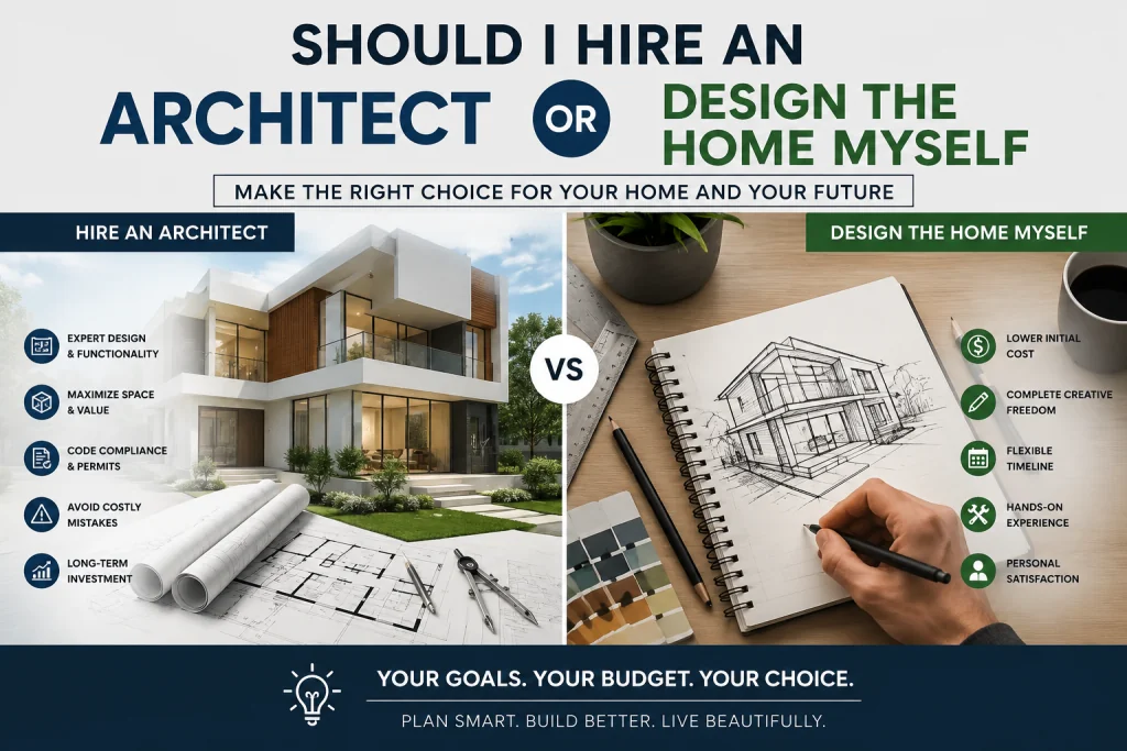 Should I Hire an Architect or Design the Home Myself?