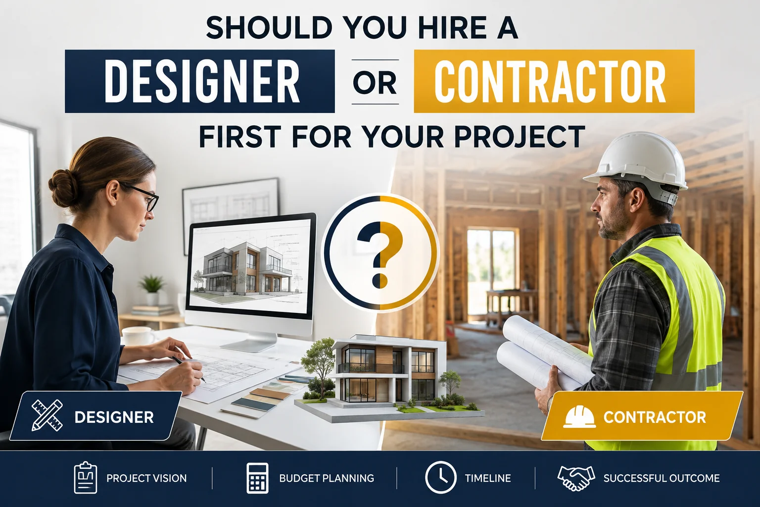 Should You Hire a Designer or Contractor First for Your Project?