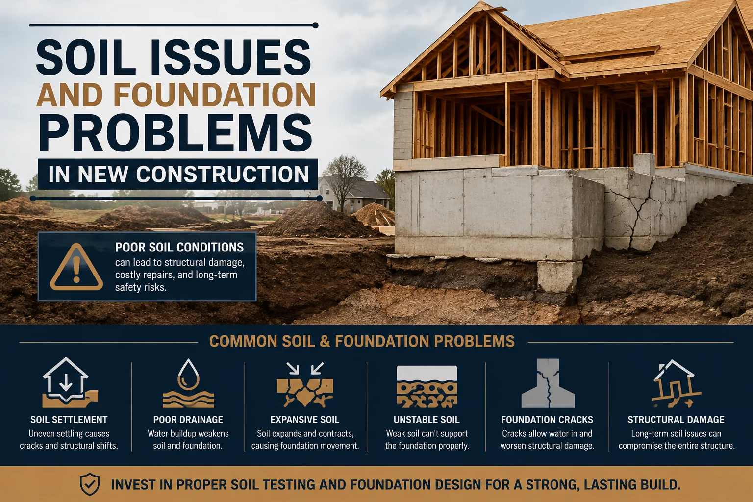 Soil Issues and Foundation Problems in New Construction?