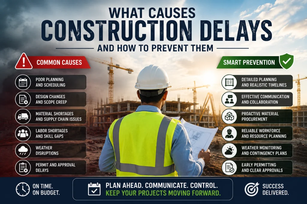 What Causes Construction Delays and How to Prevent Them?