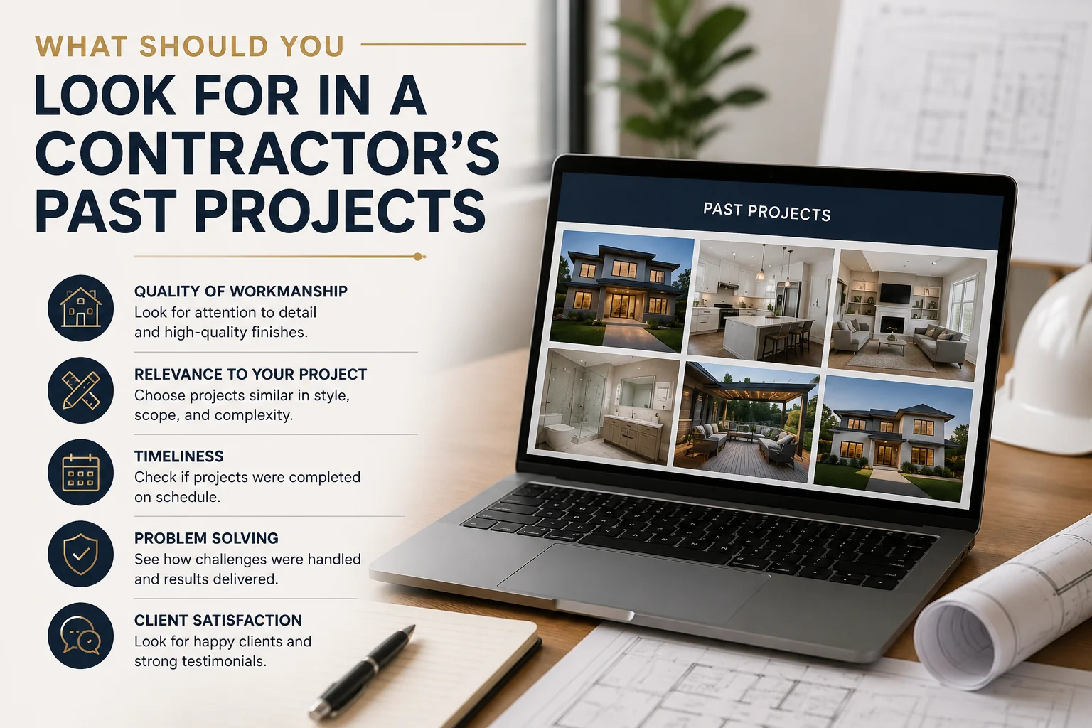 What Should You Look for in a Contractor's Past Projects?