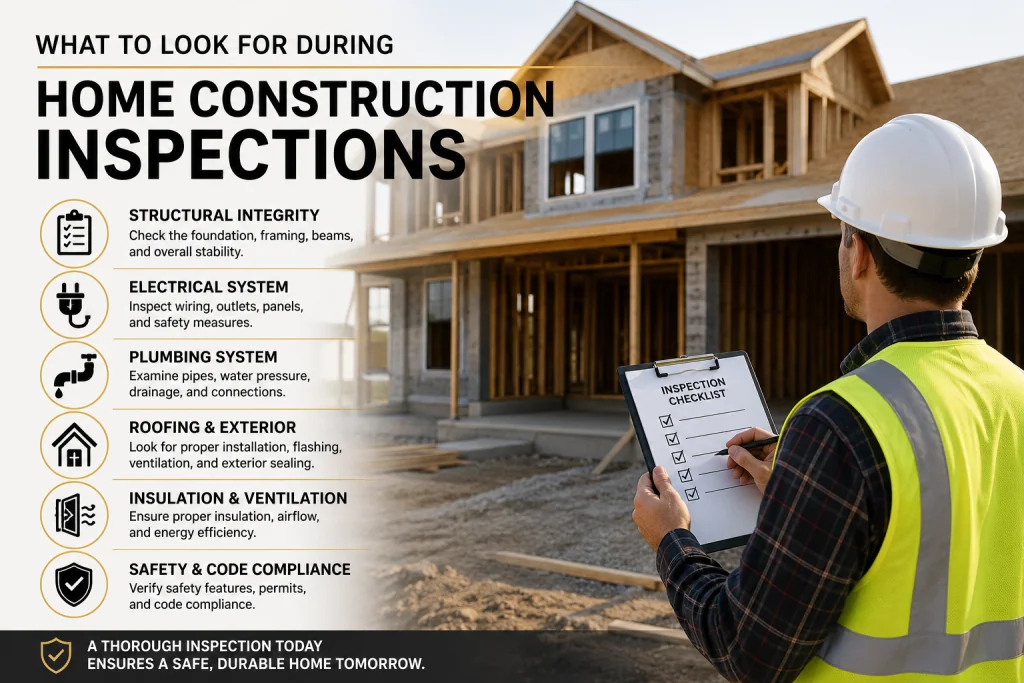 What to Look for During Home Construction Inspections?