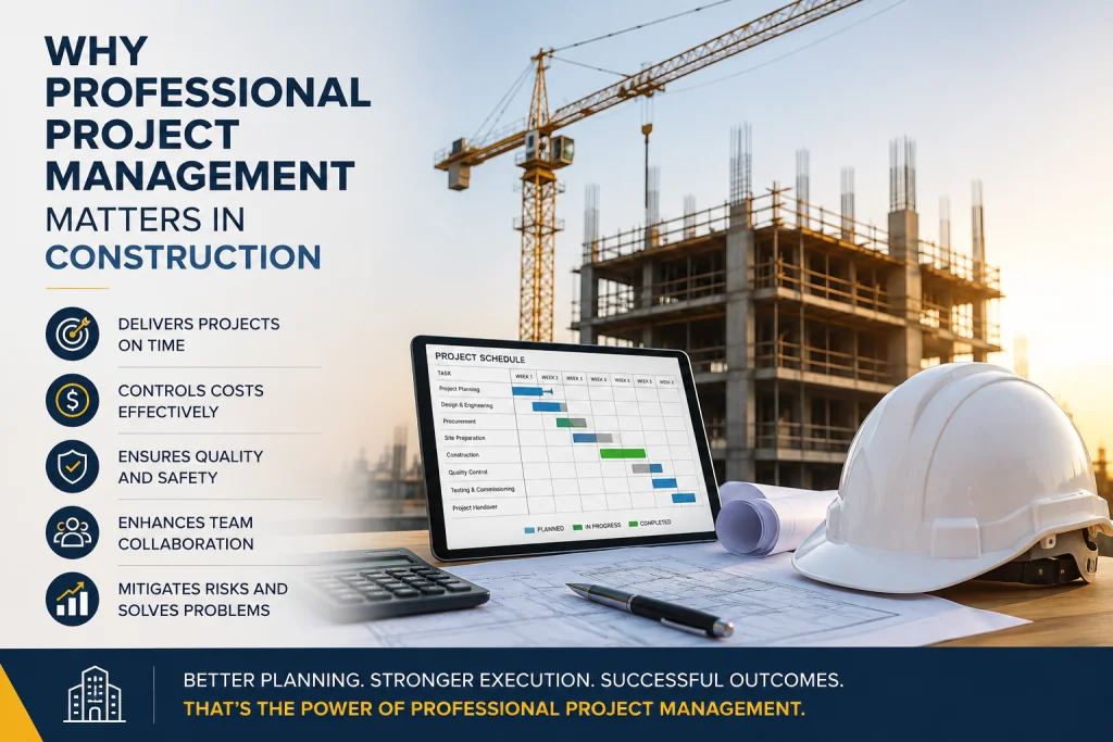 Why Professional Project Management Matters in Construction?