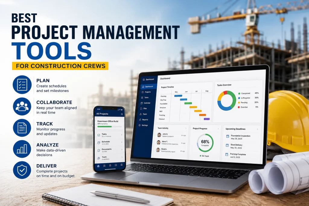 Best Project Management Tools for Construction Crews?