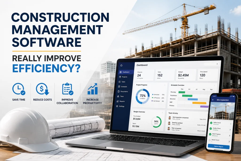 Can Construction Management Software Really Improve Efficiency?