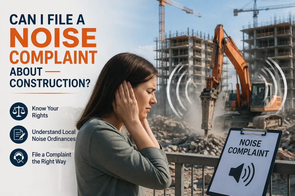 Can I File a Noise Complaint About Construction?