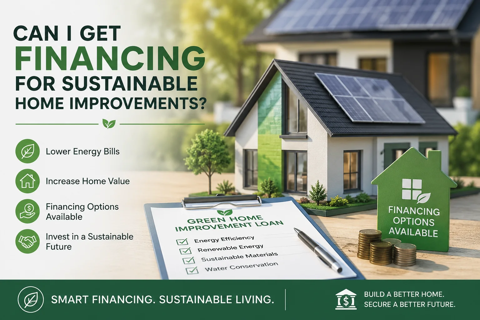 Can I Get Financing for Sustainable Home Improvements?