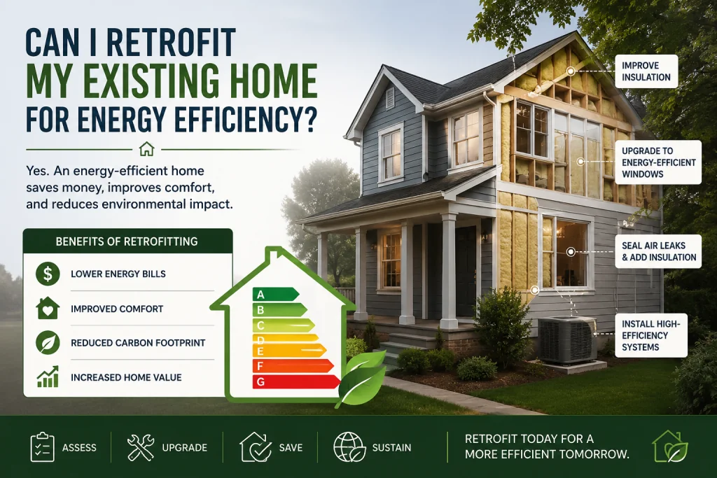 Can I Retrofit My Existing Home for Energy Efficiency?