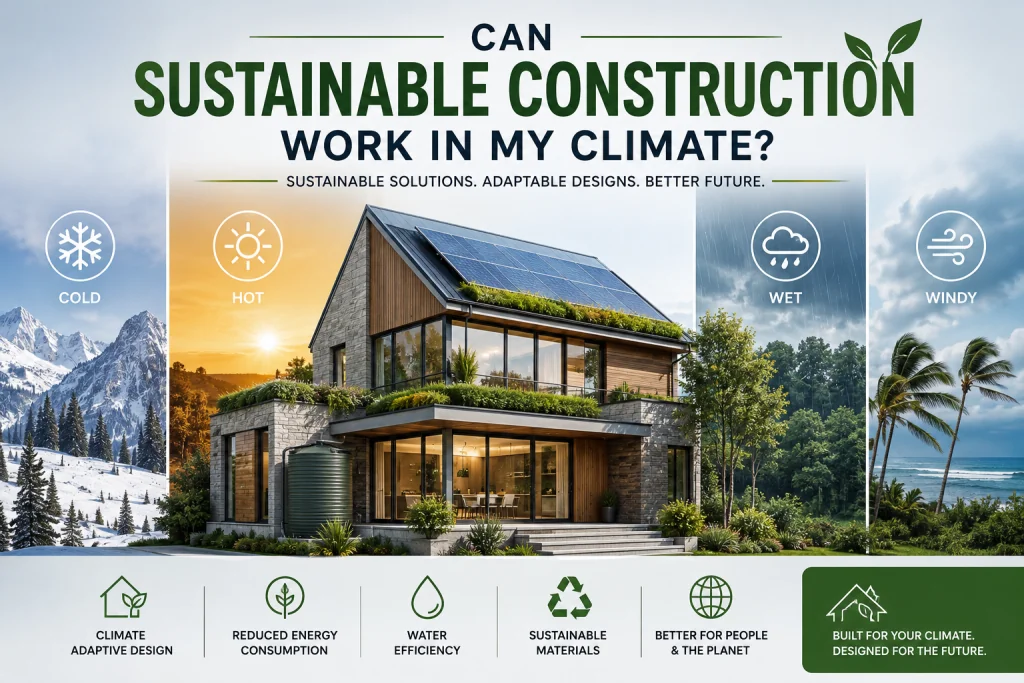 Can Sustainable Construction Work in My Climate?