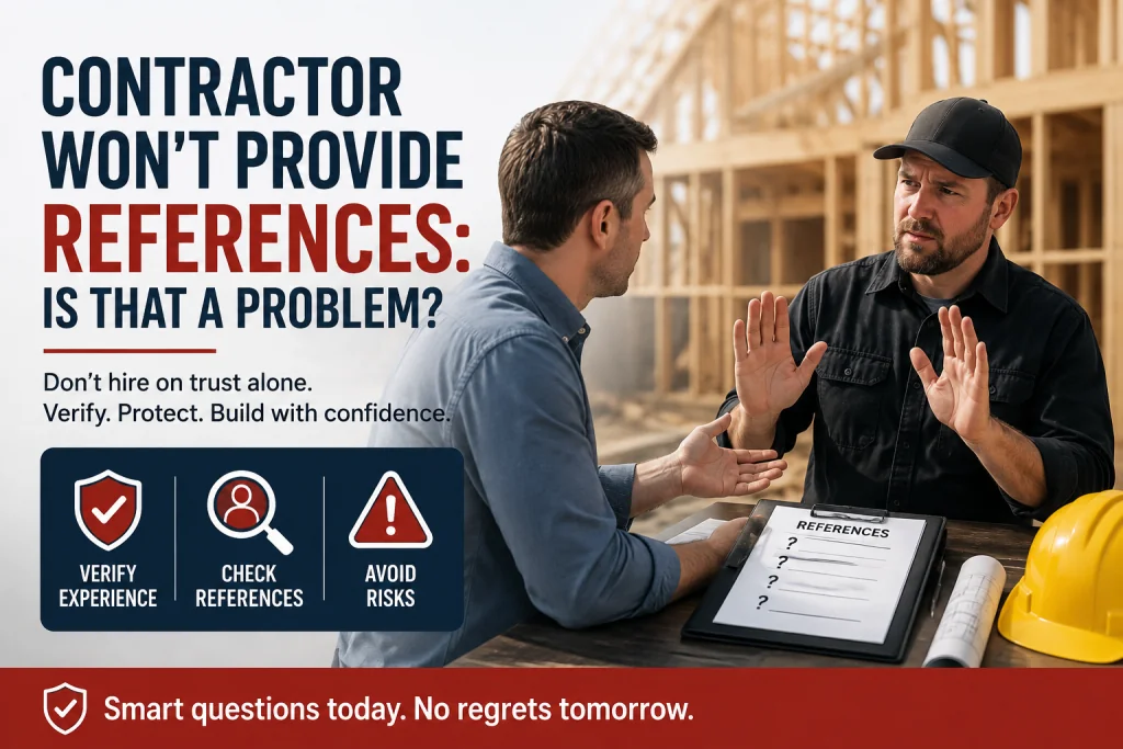 Contractor Won't Provide References: Is That a Problem?