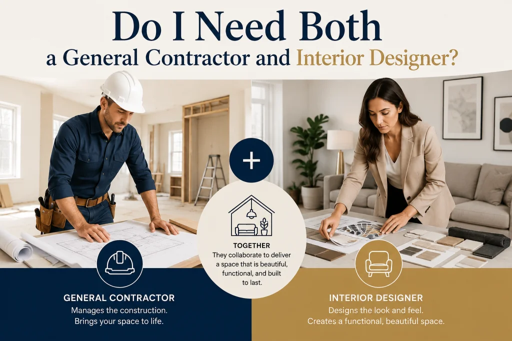 Do I Need Both a General Contractor and Interior Designer?