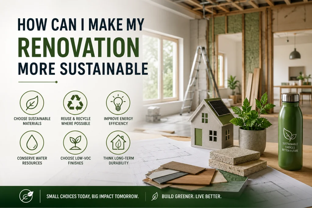 How Can I Make My Renovation More Sustainable?