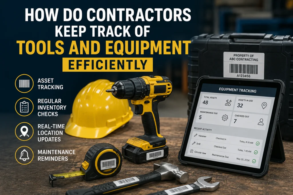 How Do Contractors Keep Track of Tools and Equipment Efficiently?