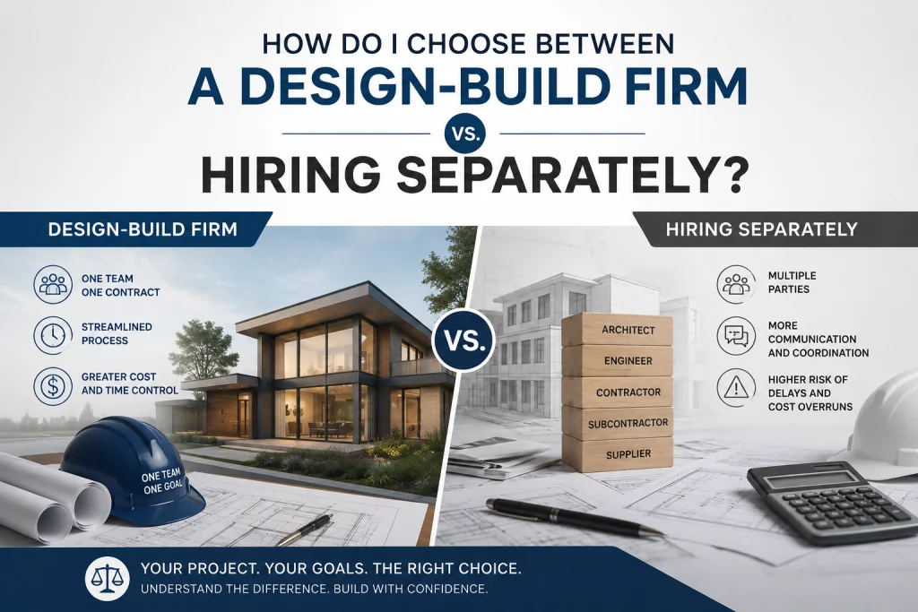 How Do I Choose Between a Design-Build Firm vs. Hiring Separately