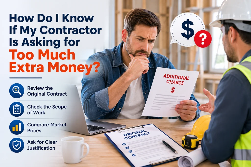 How Do I Know If My Contractor Is Asking for Too Much Extra Money?