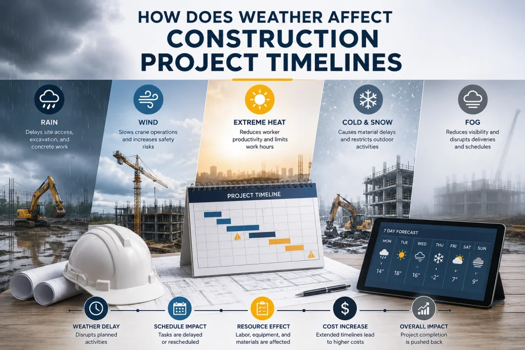 How Does Weather Affect Construction Project Timelines?