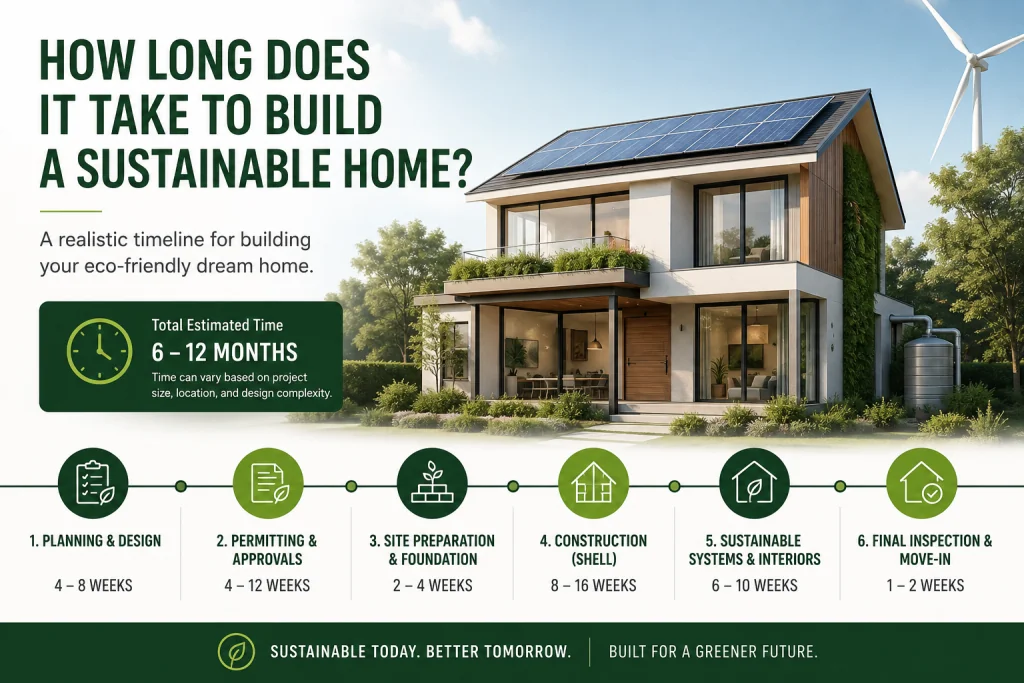 How Long Does It Take to Build a Sustainable Home?