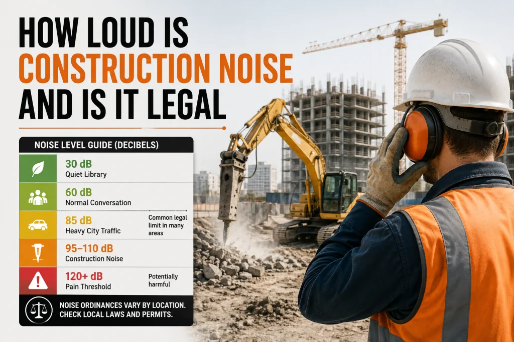 How Loud Is Construction Noise and Is It Legal?