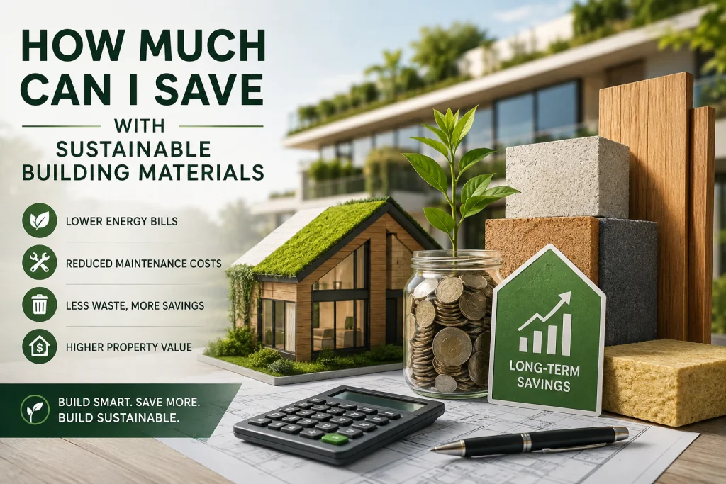 How Much Can I Save With Sustainable Building Materials?