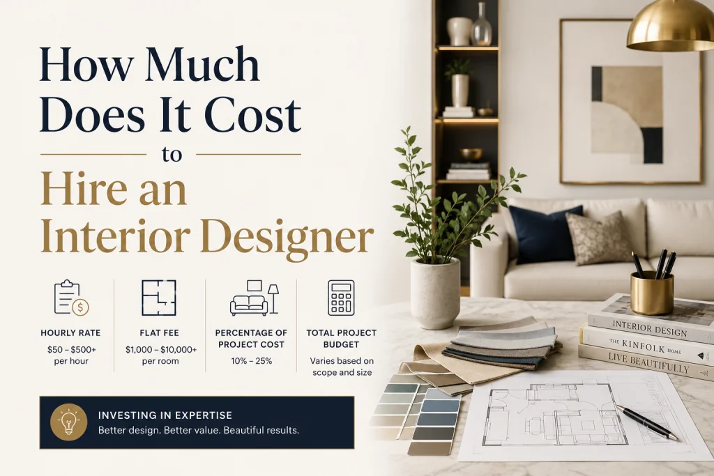 How Much Does It Cost to Hire an Interior Designer?