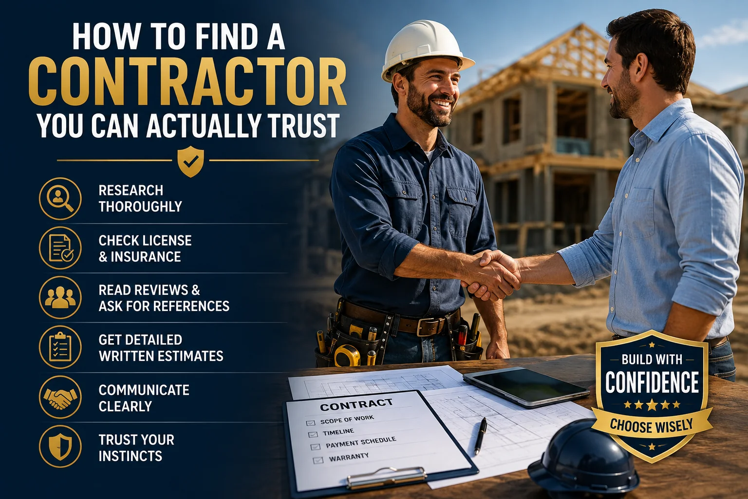 How to Find a Contractor You Can Actually Trust?