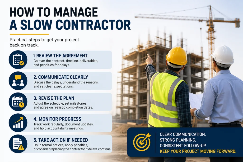 How to Manage a Slow Contractor?