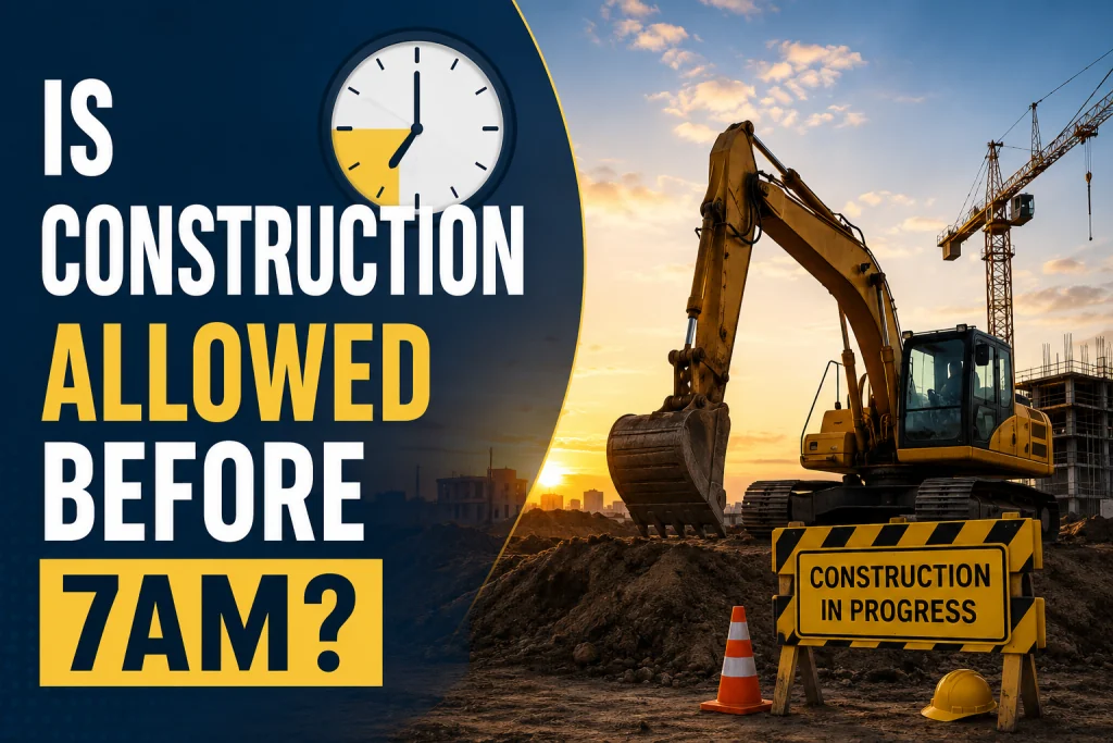 Is Construction Allowed Before 7am?