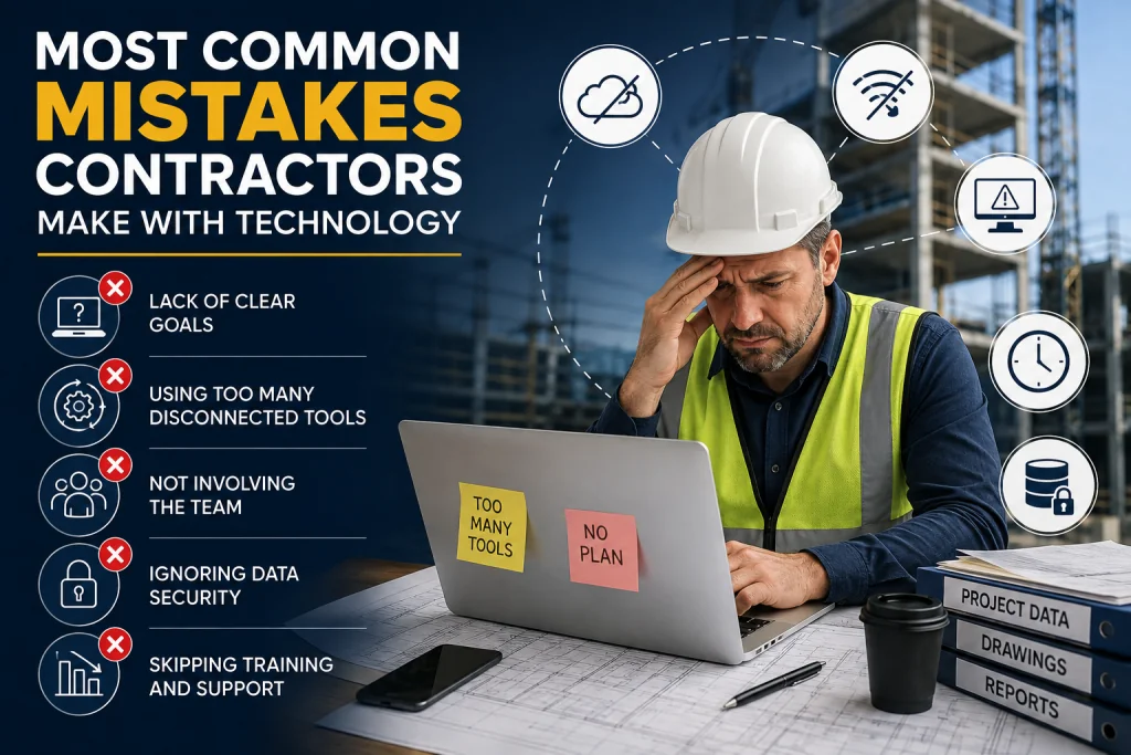 Most Common Mistakes Contractors Make With Technology?
