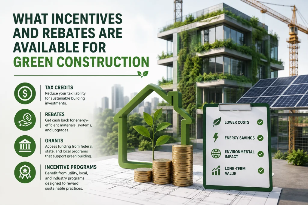 What Incentives and Rebates Are Available for Green Construction?