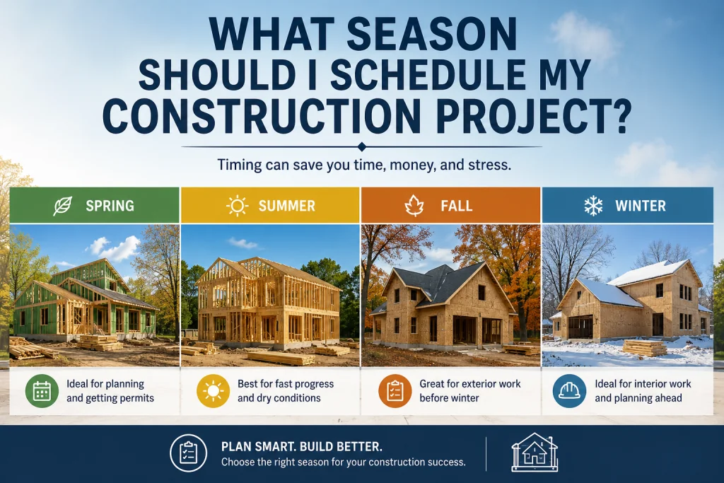 What Season Should I Schedule My Construction Project?