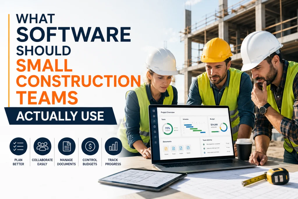 What Software Should Small Construction Teams Actually Use?