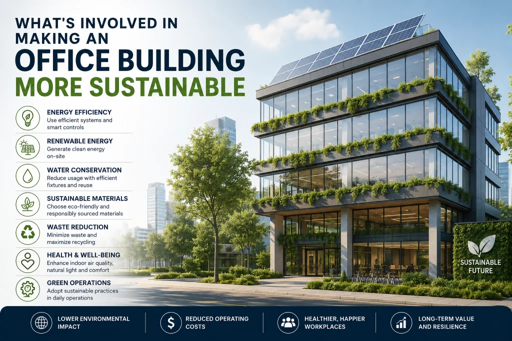 What's Involved in Making an Office Building More Sustainable?