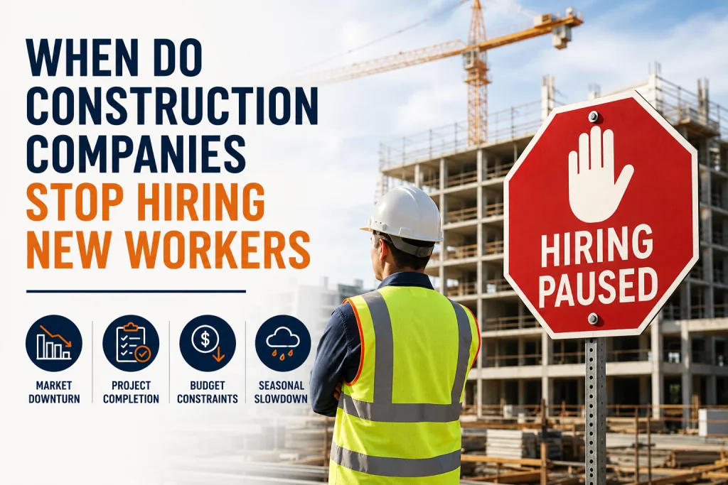When Do Construction Companies Stop Hiring New Workers?