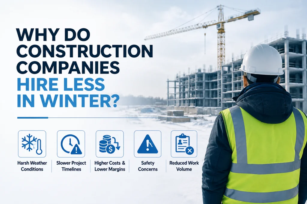 Why Do Construction Companies Hire Less in Winter?