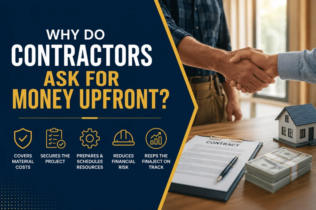 Why Do Contractors Ask for Money Upfront?
